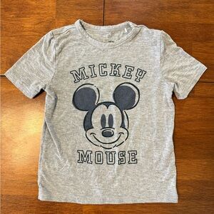 Little Sleepies Play Mickey Mouse Gray Kids T-Shirt 3T